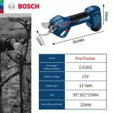 Cordless Pruner Pro Pruner 12V 2x3Ah GAL 12-20 BOSCH 06019K1021