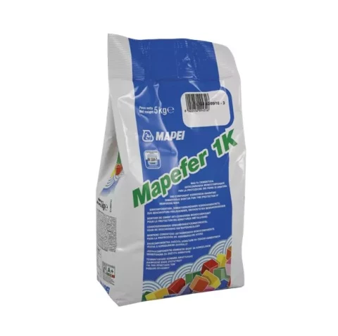 Mapei MAPEFER 1K  5kg  anti-corrosion cementitious mortar for steel reinforcement rods