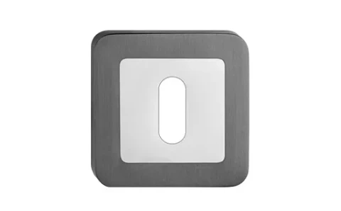 Uzlika BB uz kvadrāta rozetes  grafīts