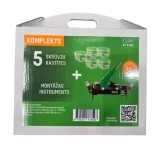 5x250 pcs. HDS stainless steel terrace screw. 4.8x60 A2 (701562) + mounting tool. HDS (701515)