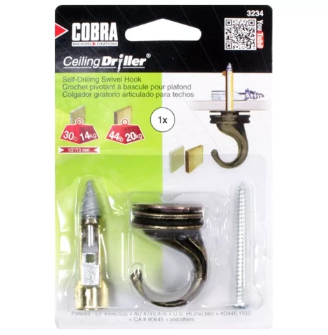 Griestu dībelis antīks, 1gab/iep