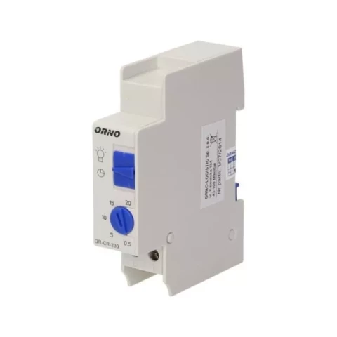 Таймер лестничного света на DIN-рейку max2300W 30SEC-20MIN OR-CR-230