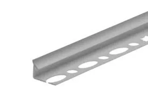 FLĪŽU LĪSTE PVC 8MM, Pelēka iekšējais stūris