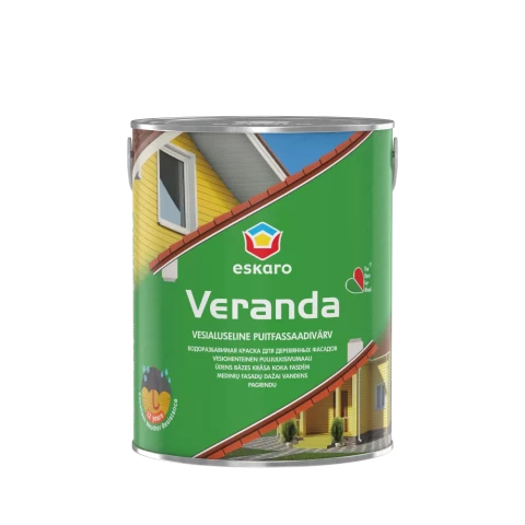 Eskaro VERANDA 0.92L BROWN paint for wooden facades