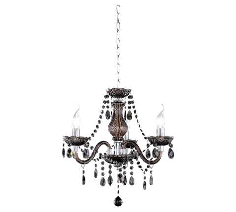 Griestu lampa TRIO Luster 3XE14 max40W melna R11073002