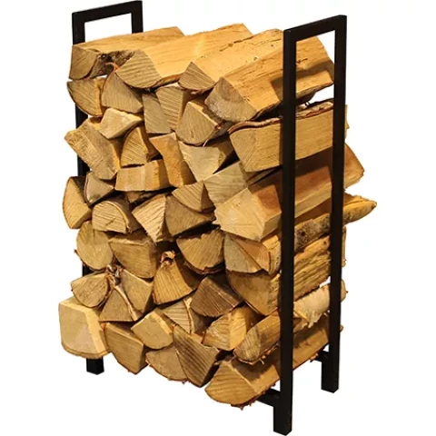 Pisla statīvs malkai 51x23x82cm, melns