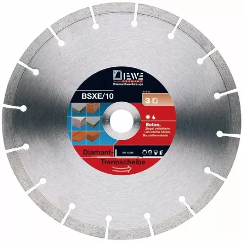 Dimanta ripa armētam betonam D125/22.23, BSX-E/10,10mm segments 34