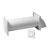Wall-mounted heat recovery unit E-EXTRA, ø100mm with wall switch
