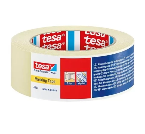 tesa 4323 General purpose paper masking tape 50mx25mm Yellow