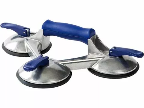 Stikla piesūceknis, turētājs 3-daļīgs, AL, līdz 100kg, VERIBOR BO603.021