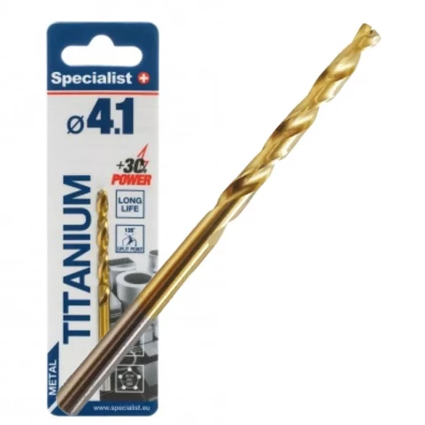 A drill for metal titanium 4.1 mm, 1 piece, Specialist +