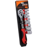 FASTER TOOLS Socket wrench set 10pcs 1/2" 8-21mm