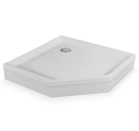 Dušas paliktnis SIMAS 90x90cm, balts