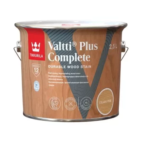 VALTTI PLUS COMPLETE ITALIAN PINE 2,5L Быстросохнущий пропиточный антисептик для дерева