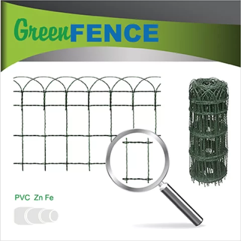 DEKOR. ŽOGA SIETS 0.4X10M ACS15X9CM ZAĻŠ 000337