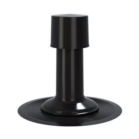 Ventilācijas izvads plakaniem jumtiem, d75, melns