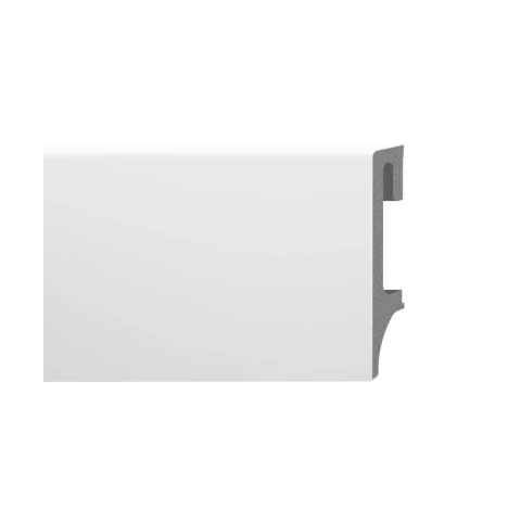 Grīdlīste PVC ūdensizturīga ESPUMO ESP201 balta 16x80x2400mm