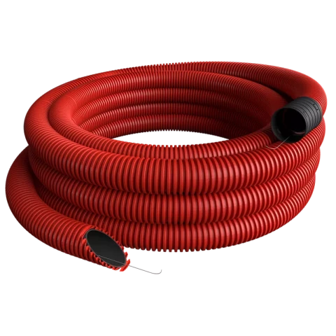 CAURULE GOFRĒTA ZEMĒ ROKAMA 75MM KOLOFLEKS 50M/RUL