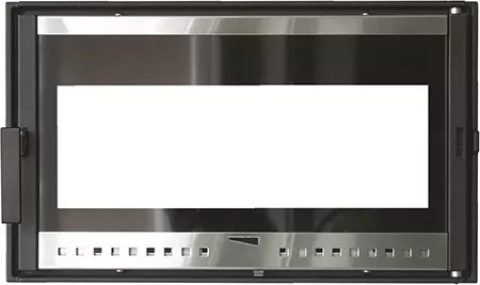 Pisla cepeškrāsns durvis  HTT631 melna