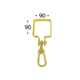 Šūpoļu stiprinājums kvadrātv. 90*90 mm