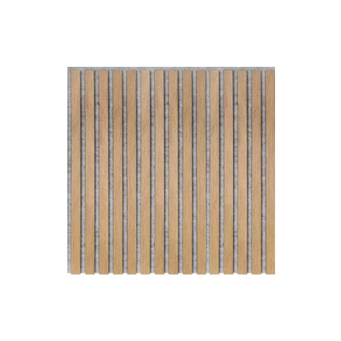 Lineārie sienu paneļi Woodline Standard MDF 30x270cm grey/oak light (0.81m2)