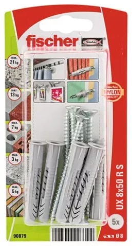 FISCHER UX 8X50 R S dībelis 5gab 61-879B