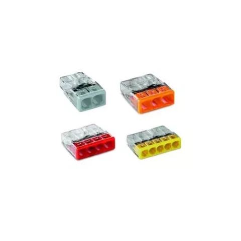 Savienojuma klemmes monolīta vadiem WAGO (komplekts) 10gab. 2273-200B