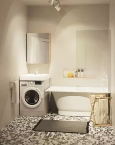 Ванна ПАА UNO 1500х750мм, белокаменный массив (без панели)