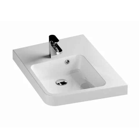 Ravak Izlietne BE HAPPY II 500x665 balta, kreisā puse XJAL1100001