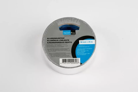 NOVIPRO влагостойкaя изолента  50mm x 50m серая