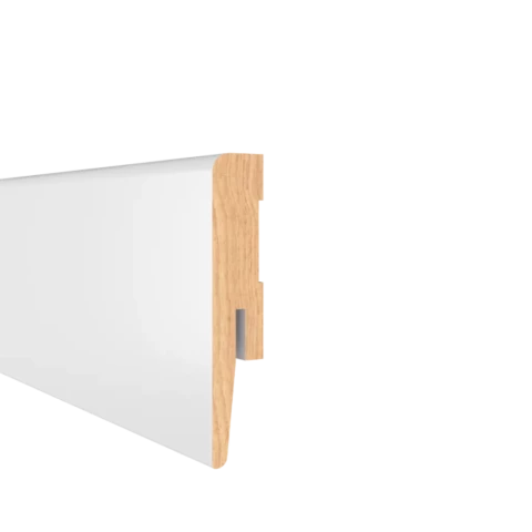 Grīdlīste MDF krāsojamā MP0602 15x60x2420mm BALTA GLUDA