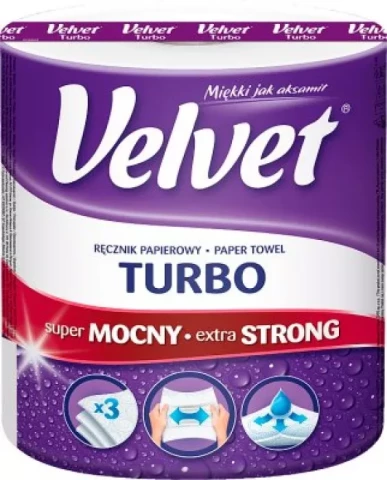 Velvet Turbo virtuves dvieļi 1gb. 3 slaņi 300lpp