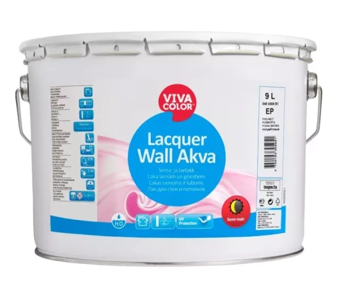 Vivacolor LACQUER WALL AKVA EP 9L Лак для деревянных стен и потолков