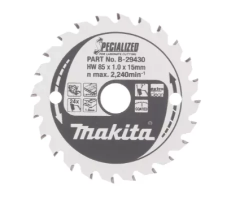 Saw blade 85x1x15mm 7° T24 LAMINATE SPECIALIZED MAKITA B-29452