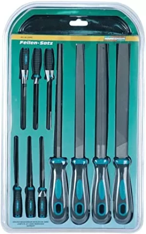 Vīles komplekts, 10gab/iep., MANNESMANN M61030