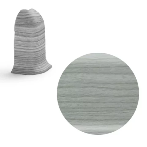 Grīdlīstes NGTZ12 PVC kabeļiem  stūris ārējais g.pelēks