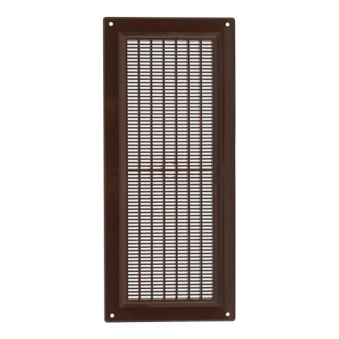 ventilation grille plastic, 130x300mm, brown