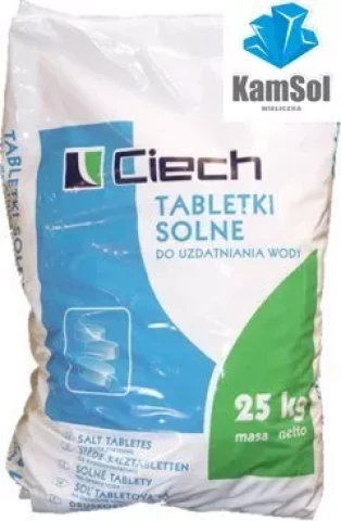 Sāls tabletes Ciech ūdens  attīrīšanai 25kg (Polija)