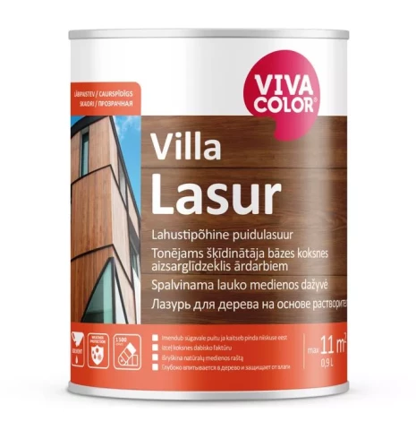 Vivacolor VILLA LASUR EC 0.9L Tintable wood impregnant