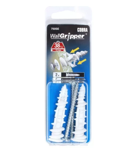 Sienas satvērējs 4.0mm + skrūve 2gab