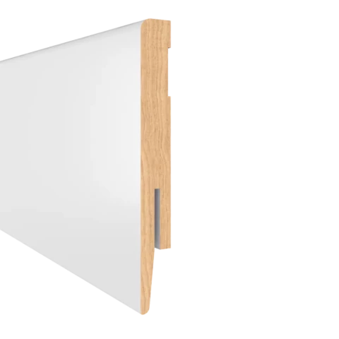 Grīdlīste MDF laminēta GP1001 100x15x2420mm balta DIAMOND