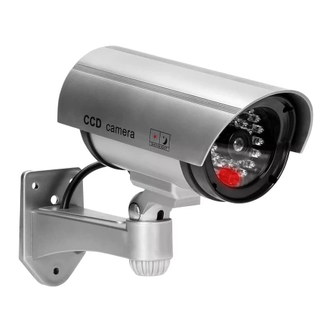 OR-AK-1201 Kameras mulāža CCTV mirg.sark.LED (30) iekš un āra liet. baterijas 2x1,5V