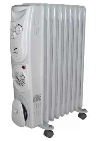 RADIATORS EĻĻAS   9 sekciju 2000W vent 400W