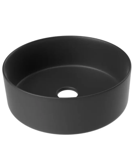 KAME Tondo izlietne ,35 cm, matēti melna, WB353512MB