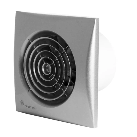 Ventilators SILENT 100 CZ SILV ER vent.ar gultņa mot. un vārs