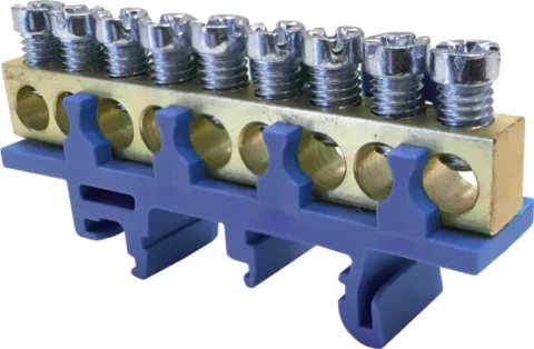 Neitrāles termināls N9 zils 9x16mm2
