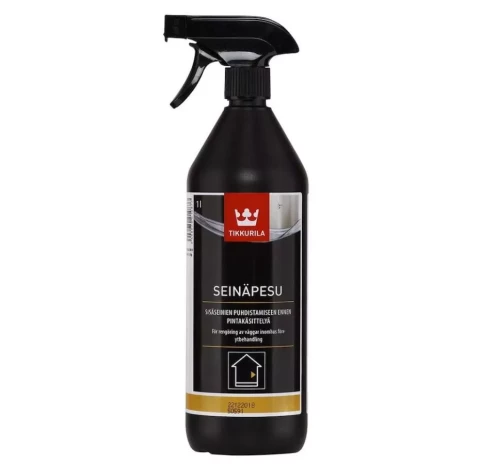Tikkurila SEINÄPESU 1L spray for cleaning interior walls before surface treatment
