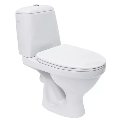 Cersanit WC pods EKO 2000 izvads sienā,sānu pievienojums ,DUO ūd.nolaišana, cietais vāks K07-102-EX1