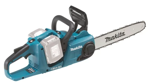 Akum. Ķēdes zāģis DUC353Z 2x18V BL-M, 35cm, b/a un lādētāja, MAKITA
