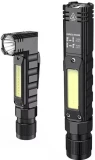 Flashlight multifunctional Superfire G19 with magnet 200lm 5+2W 100m 5 modes rechargeable USB-A